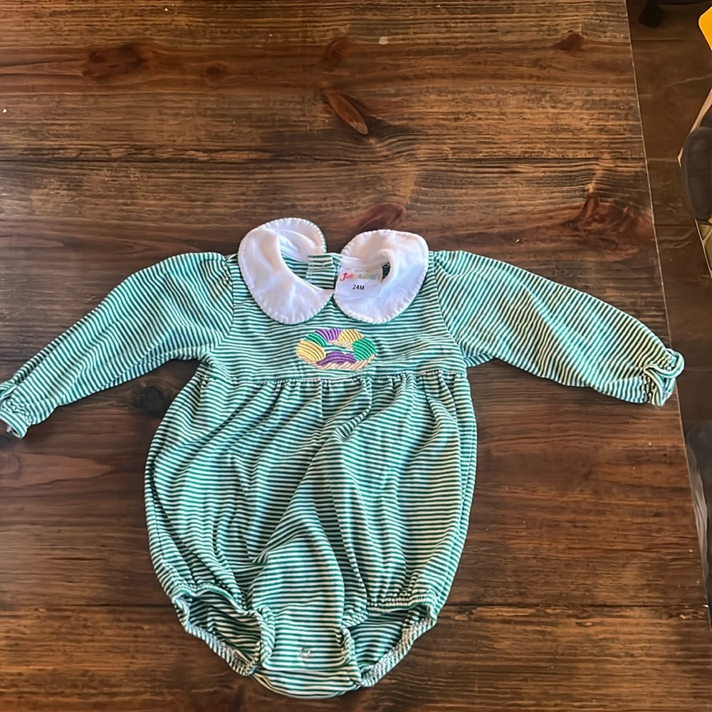 Mardi Gras Onesie